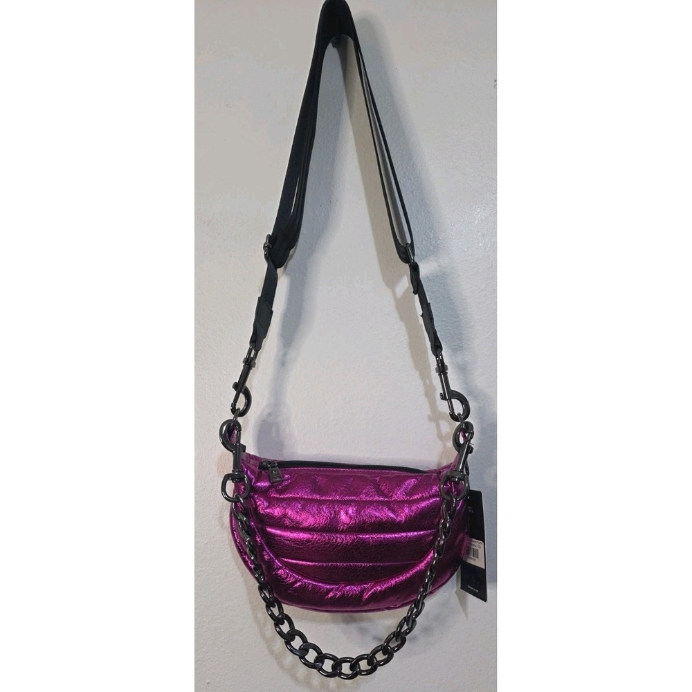 THINK ROYLN Shining Star‎ Crossbody Waist Bag Tiny Dancer Luxe Chain Moto Grunge
